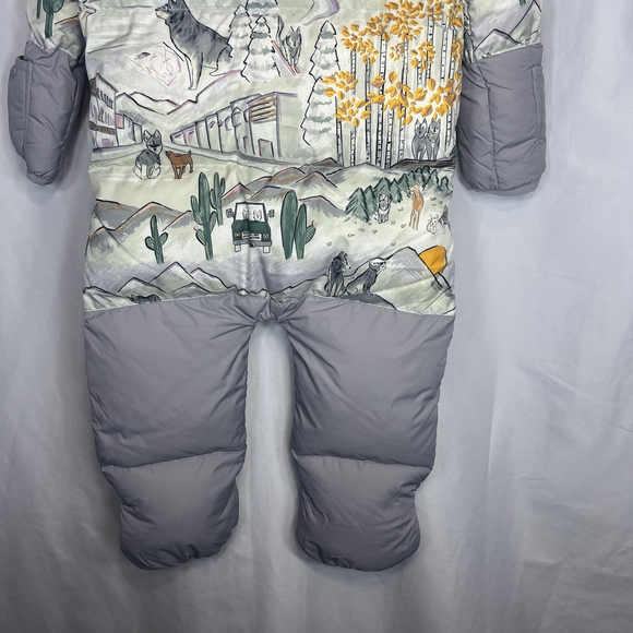 THE NORTH FACE TNF 1996 BABY NUPTSE WOLF DOWN ONE PIECE SNOWSUIT 18-24 MONTHS - Picture 6 of 12